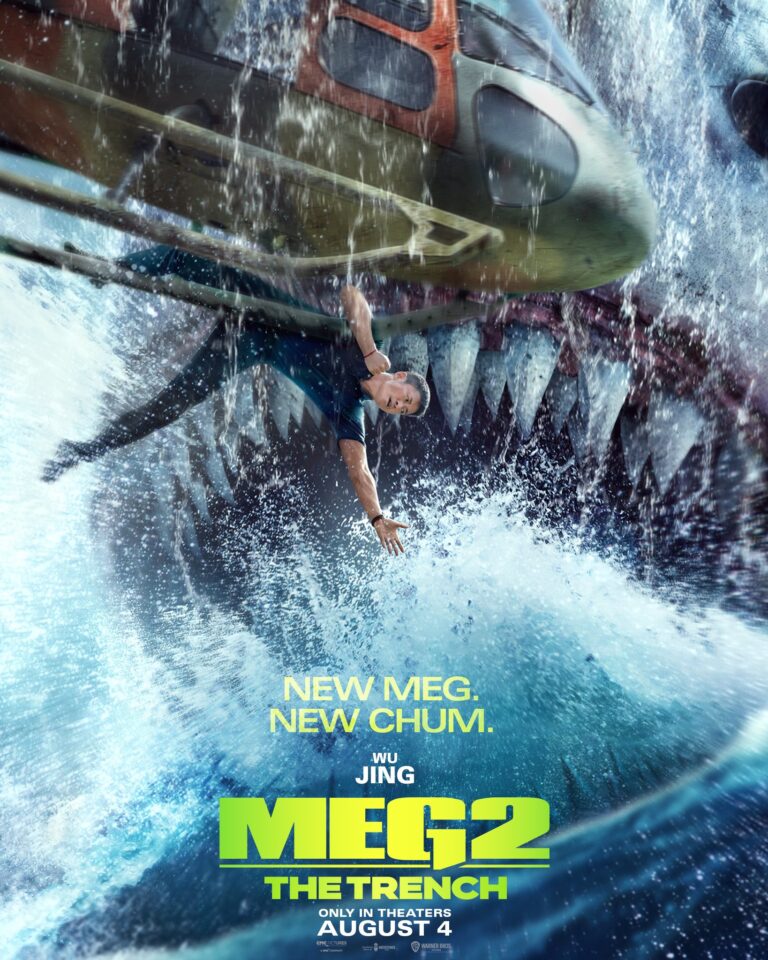 Jason Statham estampa novo cartaz de Megatubarão 2 Trailer será