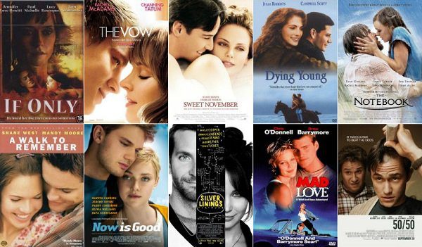 Top 10 filmes/séries de romance