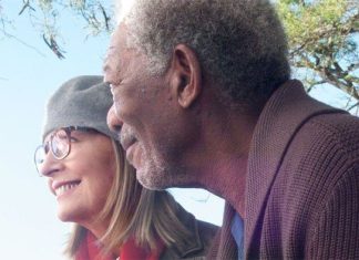 EXCLUSIVO: Morgan Freeman e Diane Keaton passeiam por Nova York em cena de ‘Ruth & Alex’