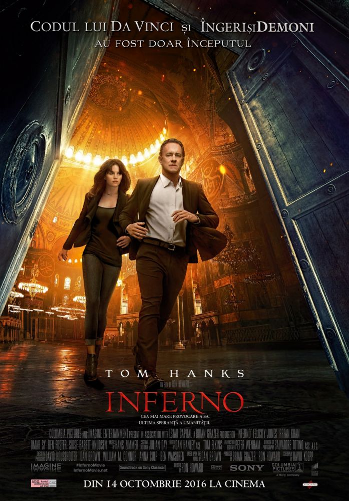 Inferno', sequência de 'O Código da Vinci' e 'Anjos e Demônios', será  lançado em IMAX - CinePOP