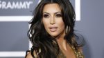 Television personality Kim Kardashian arrives at the 53rd annual Grammy Awards in Los Angeles