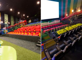 Rede de cinema cria sala com playground para crianças!
