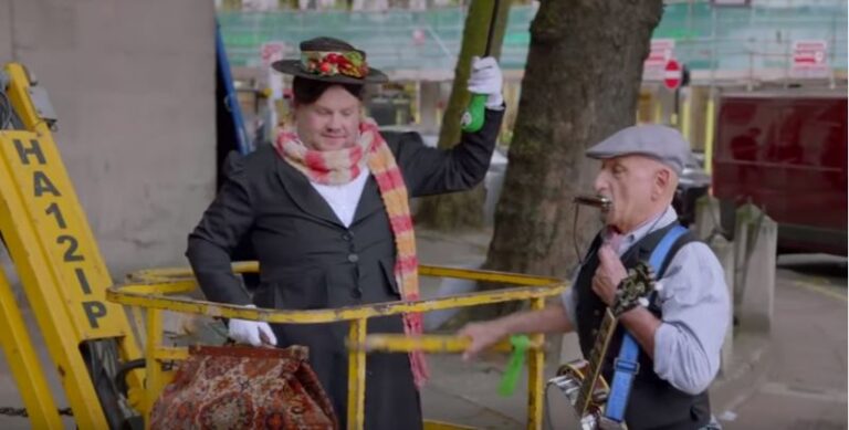 Ben Kingsley e James Corden recriam ‘Mary Poppins’ em vídeo; Assista!