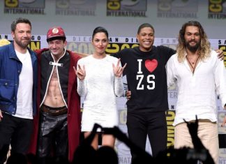 Elenco de ‘Liga da Justiça’ em novas fotos do painel da DC na Comic-Con