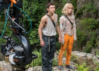 Daisy Ridley e Tom Holland em foto da ficção científica ‘Chaos Walking’