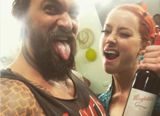 Jason Momoa e Amber Heard celebram o fim das filmagens de ‘Aquaman’; Confira!
