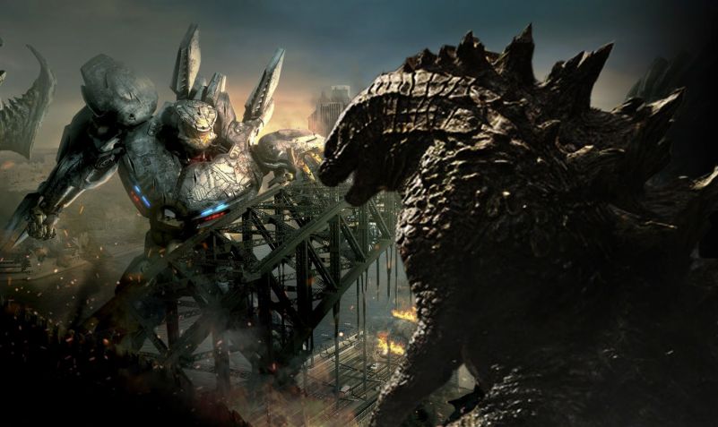 Godzilla'' e ''Círculo de Fogo'' se unem em pôster oficial