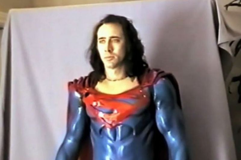 Artista cria animação de Superman Lives, filme cancelado com Nicolas Cage