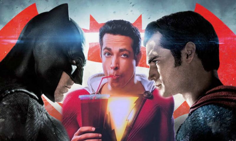 Shazam!': Herói aparece no lugar do Homem de Aço em paródia de 'Batman vs  Superman' – CinePOP Cinema
