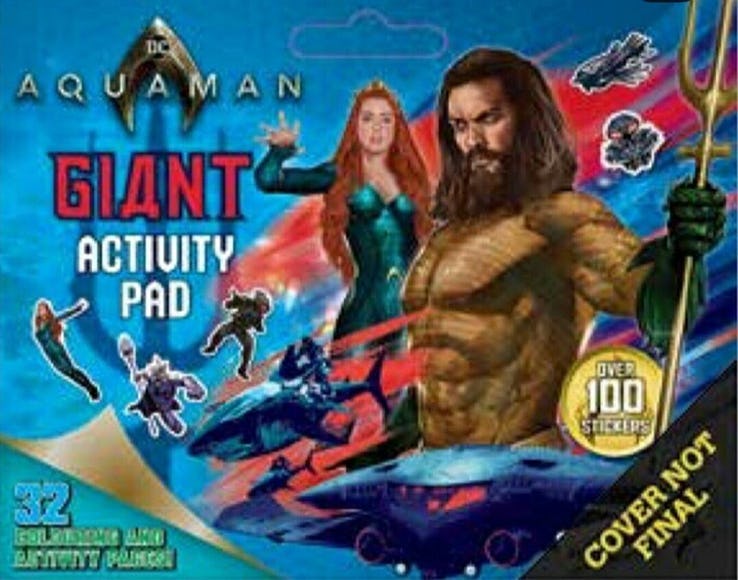 Aquaman activity pad