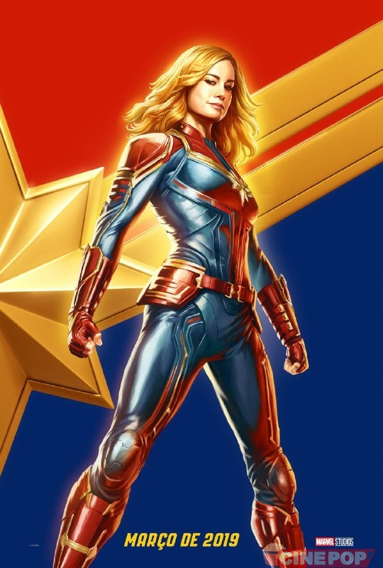'Capitã Marvel' ganha novo cartaz incrível; Confira 