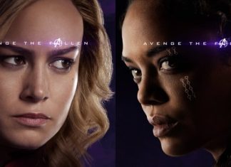 Capitã Marvel e Valquíria: Brie Larson beija Tessa Thompson no red carpet de ‘Vingadores: Ultimato’