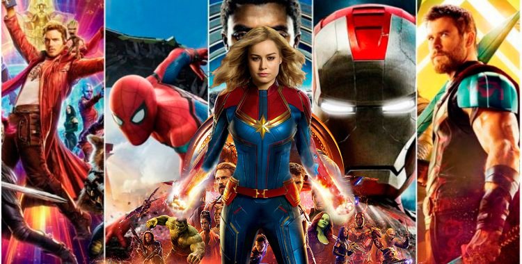 Raking mostra todos filmes da Marvel do melhor ao pior, segundo IMDb