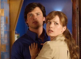‘Crise nas Infinitas Terras’: Tom Welling e Erica Durance juntos nos bastidores do crossover; Confira!