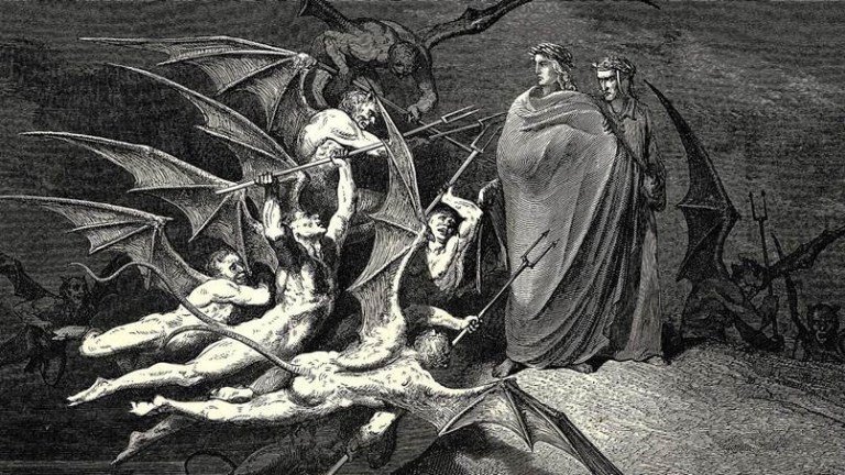 O Inferno de Dante (Filme), Programação de TV