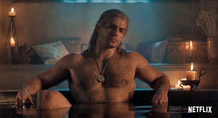 Fãs estão PIRANDO com Henry Cavill pelado na banheira no trailer de 'The  Witcher'; Confira! - CinePOP