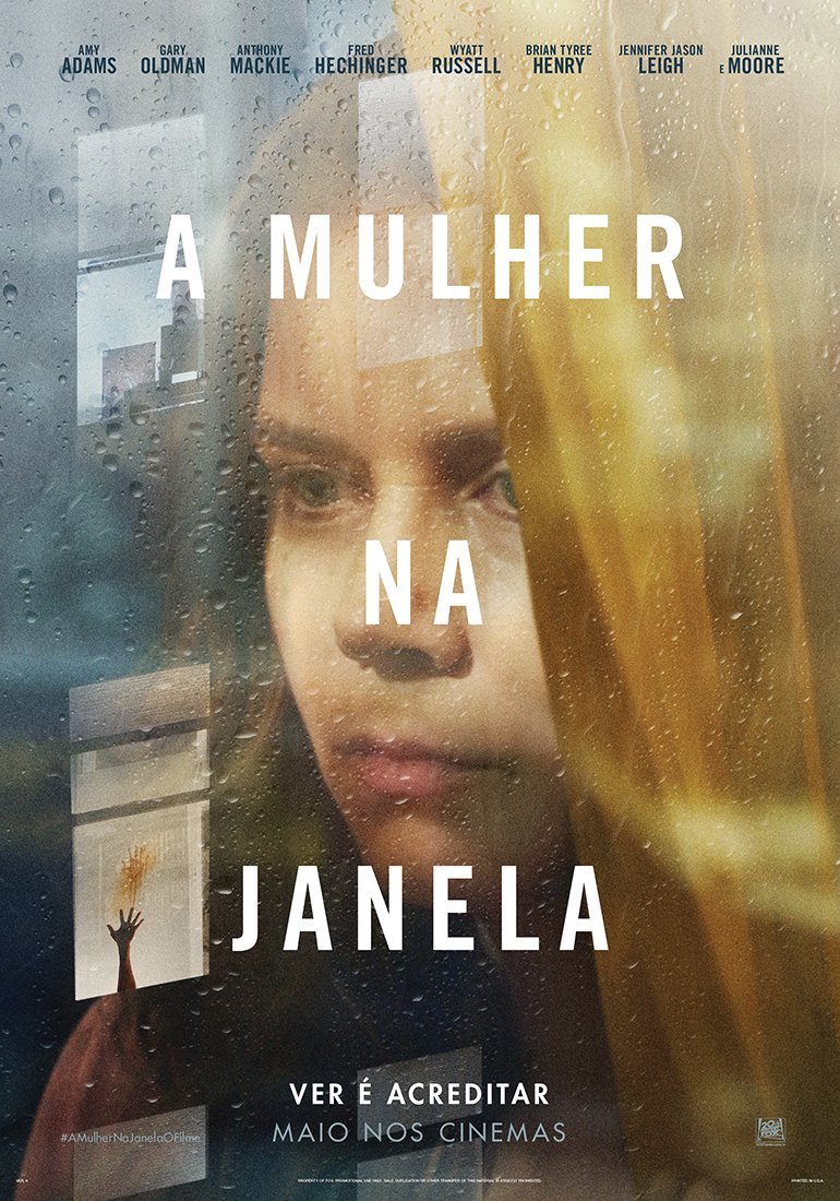 a mulher na janela poster