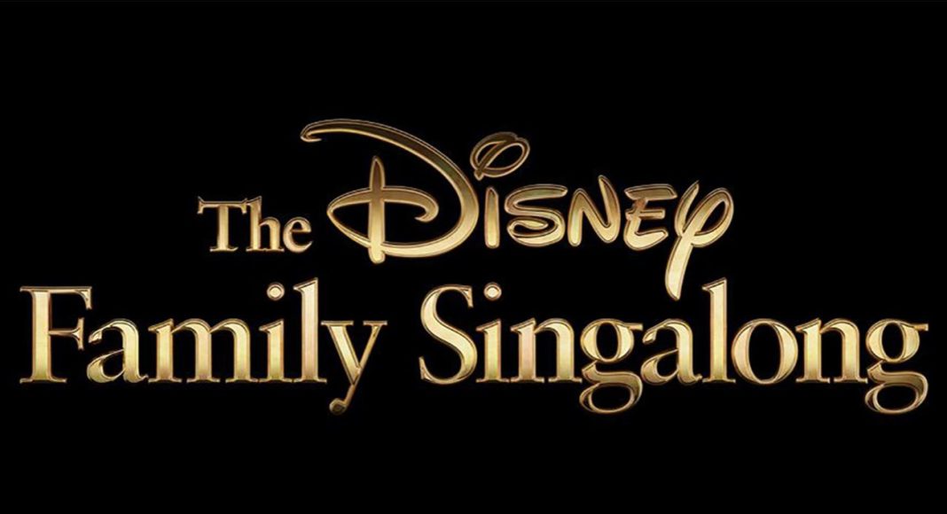 the family disney sing a long