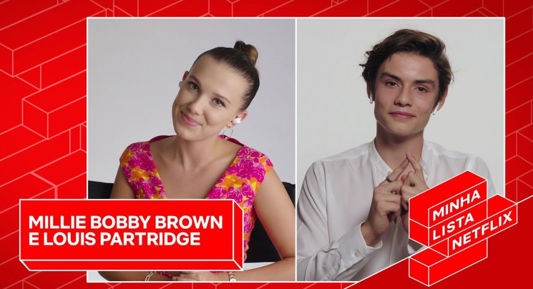 Millie Bobby Brown e Louis Partridge