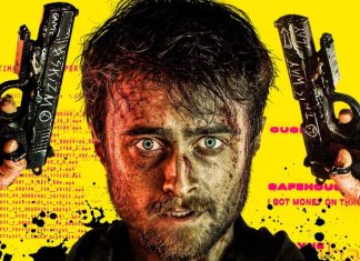 Daniel Radcliffe e Samara Weaving se enfrentam no trailer da comédia de ação ‘Armas em Jogo’