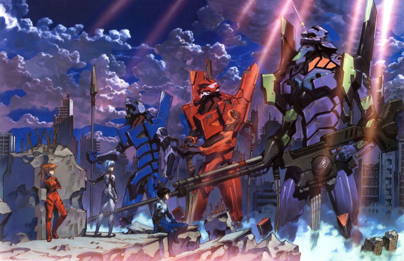 10 Animes com Robôs Gigantes - Animes Mecha  Evangelion, Neon genesis  evangelion, Neon evangelion
