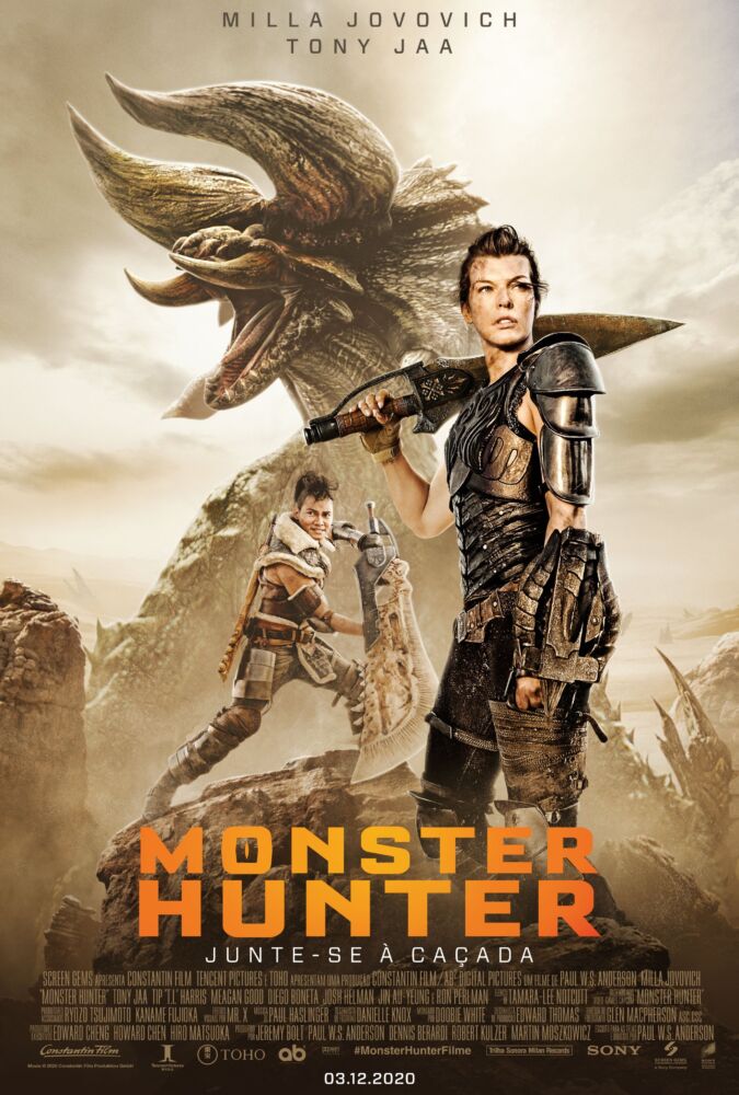 O primeiro teaser do filme de Monster Hunter coloca Milla Jovovich contra  um Diablos Negro, confira! - EvilHazard