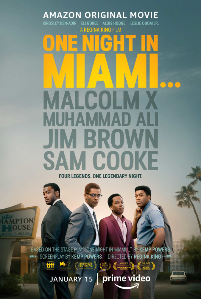 One Night in Miami': Estreia diretorial de Regina King ganha novo cartaz |  CinePOP