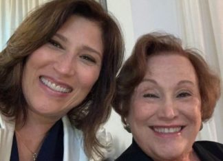 Beth Goulart se despede da mãe, Nicette Bruno, vítima do Coronavírus aos 87 anos