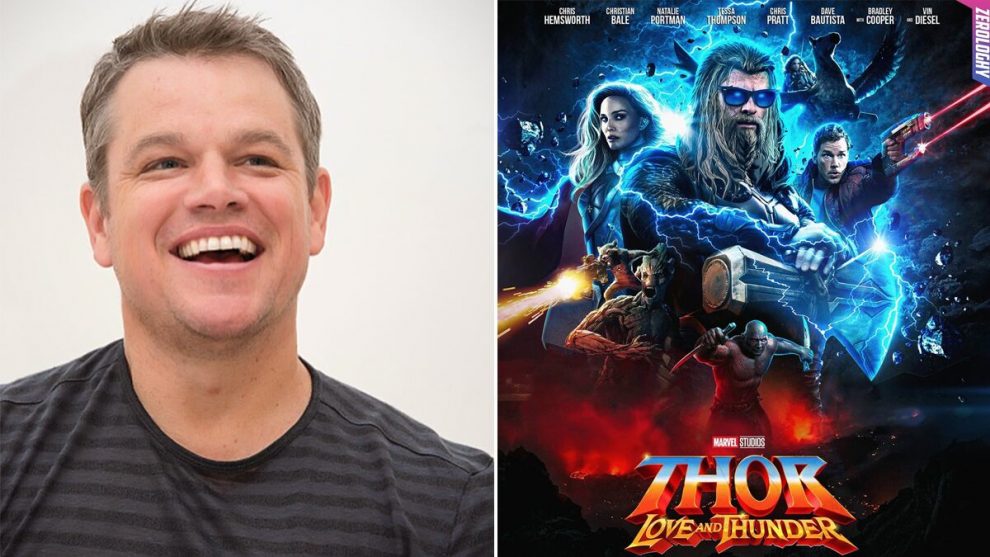 Ator Matt Damon revela seu papel em Thor Amor e Trovão