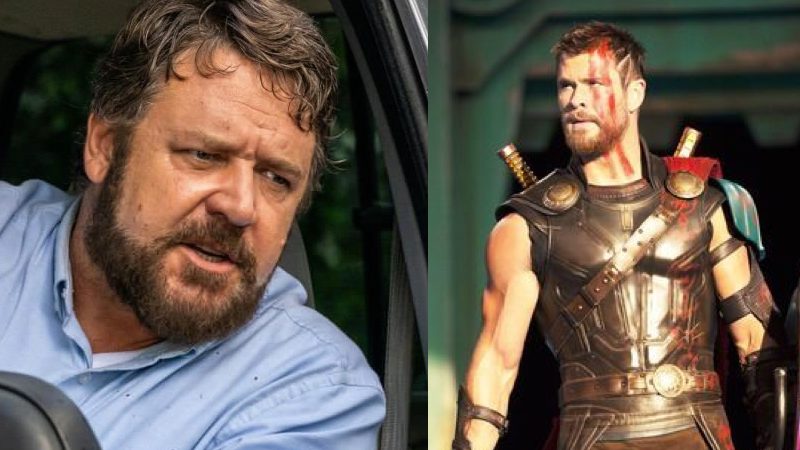 Thor: Amor e Trovão': Chris Hemsworth elogia a performance de Russell Crowe  como Zeus - CinePOP