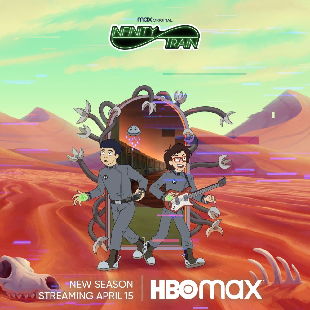 Trem Infinito': 4ª temporada da animação ganha belíssimo cartaz