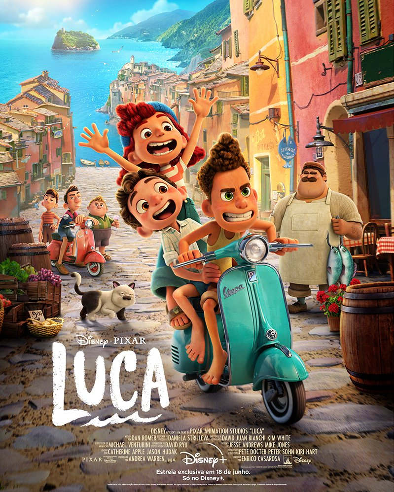 Luca': Animação de fantasia da Pixar ganha novo clipe oficial