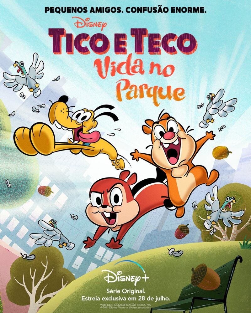 Tico e Teco: Disney+ revela trailer do filme animado sobre os esquilos