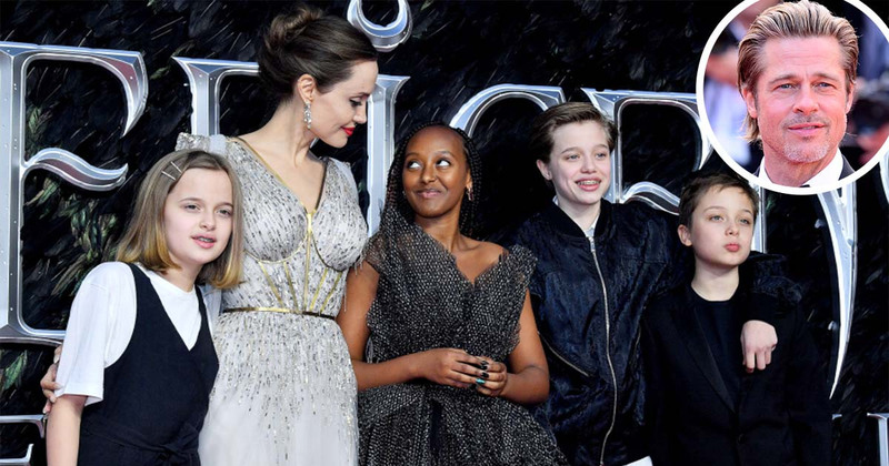 Filho de Angelina Jolie e Brad Pitt xinga pai em rede social
