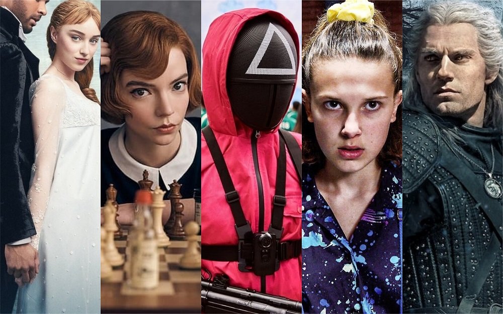 De 'Round 6' a 'Stranger Things'  Saiba quais são as 10 Séries Mais  ASSISTIDAS da História da Netflix - CinePOP