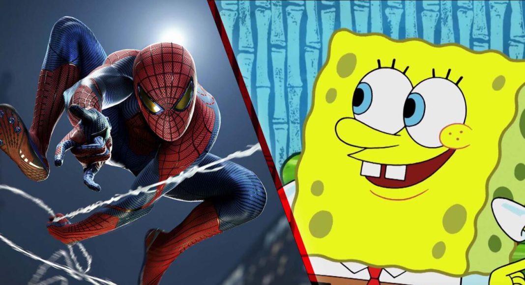 homem-aranha bob esponja
