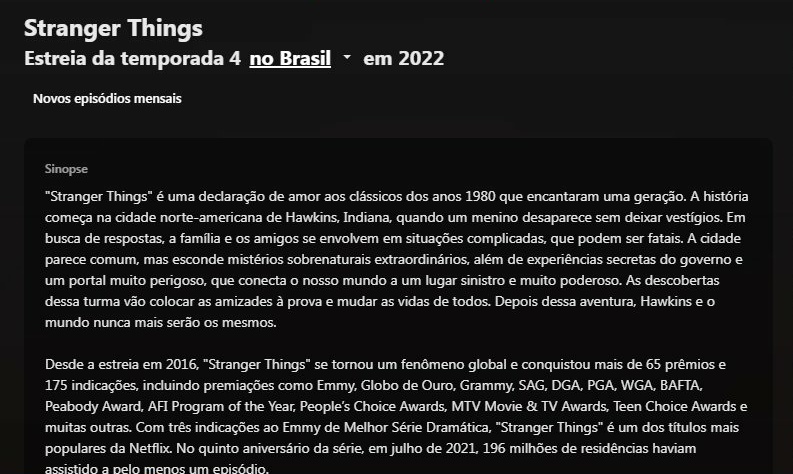 Stranger Things': Episódios da 4ª temporada terão quase 2 HORAS de duração  - CinePOP