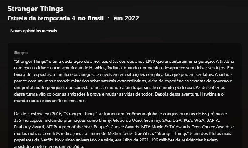 Netflix NEGA que os episódios da 4ª temporada de 'Stranger Things