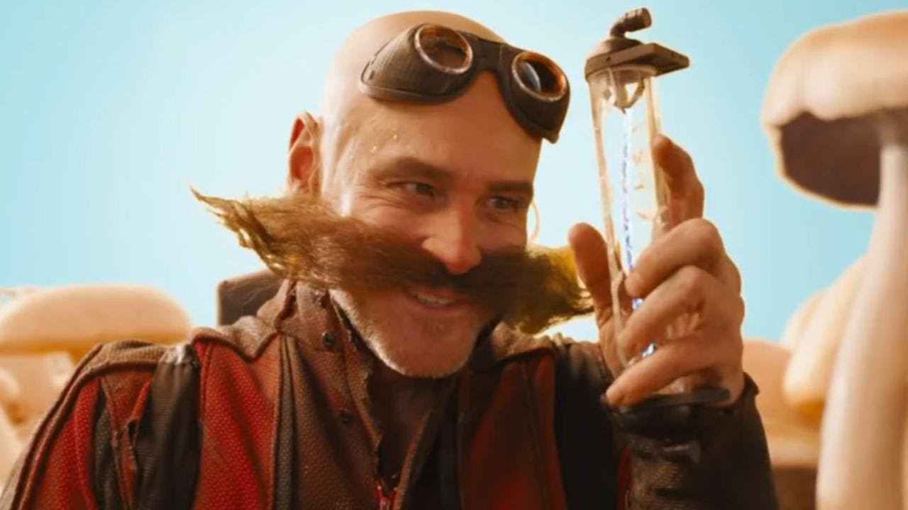 Suposta imagem de Jim Carrey como Dr Robotnik em Sonic: O Filme