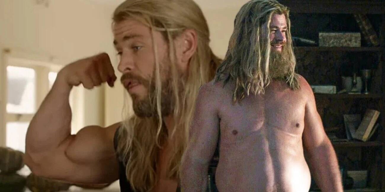 Chris Hemsworth comemora cena sem roupa em Thor: 'Amor e Trovão