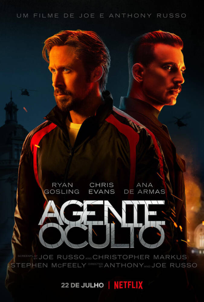 Agente Oculto, com Ryan Gosling, Chris Evans e Ana de Armas, estreia dia 22  de julho na Netflix