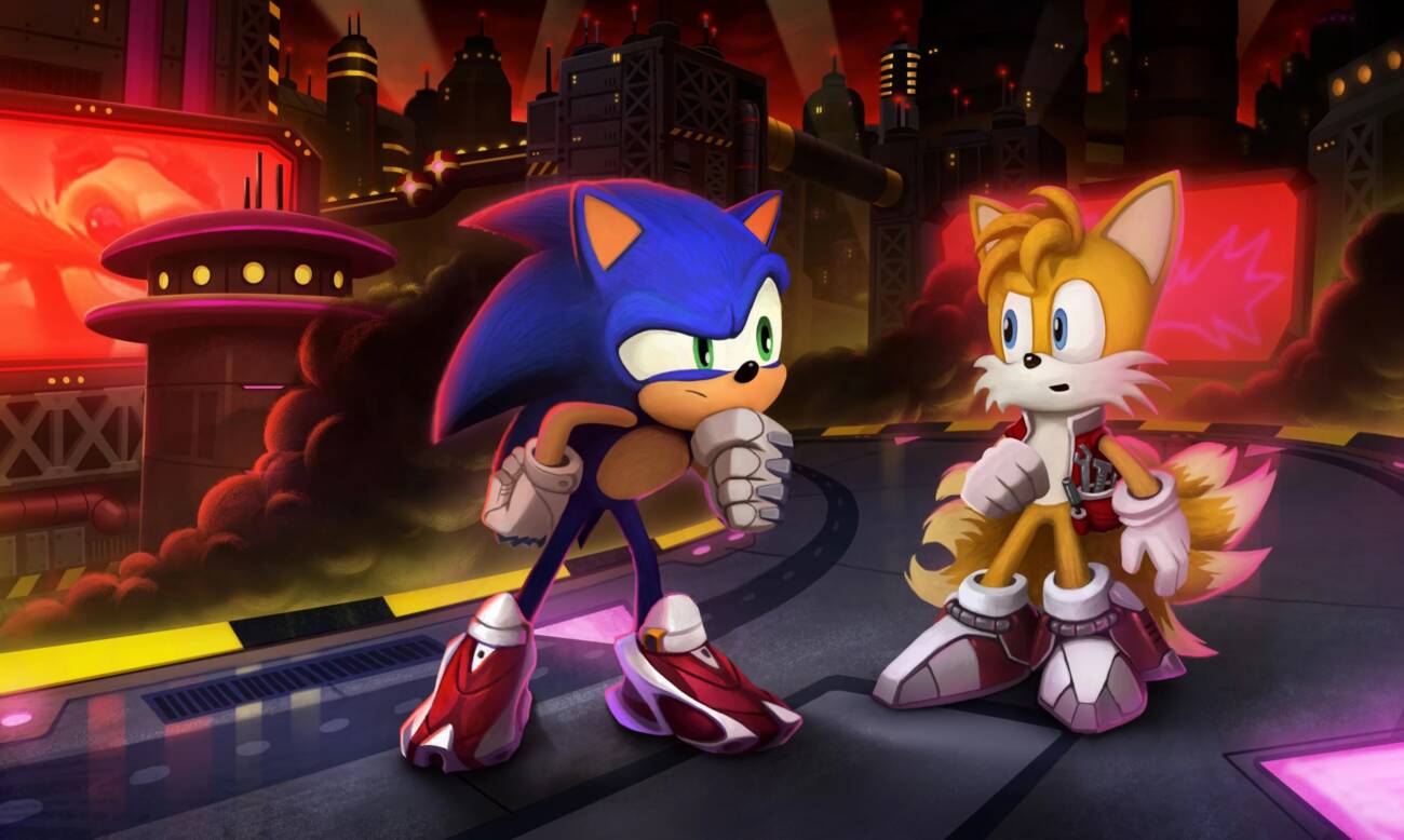 esse imagem é a segunda temporada do Sonic Prime na Netflix e esse ima