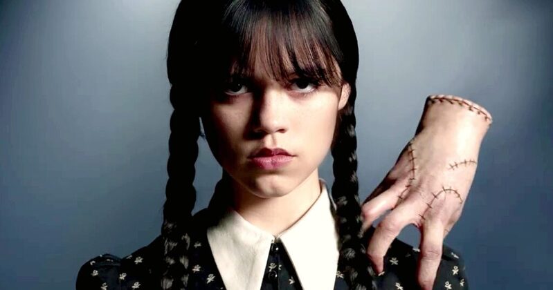 WANDINHA  Jenna Ortega, Emma Myers, Joy Sunday e outros personagens da  série de Tim Burton