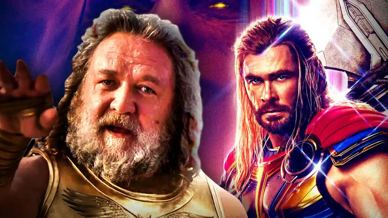 Thor: Amor e Trovão': Chris Hemsworth elogia a performance de Russell Crowe  como Zeus - CinePOP