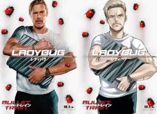 ‘Trem-Bala’: Ação com Brad Pitt ganha belos cartazes estilo mangá; Confira!