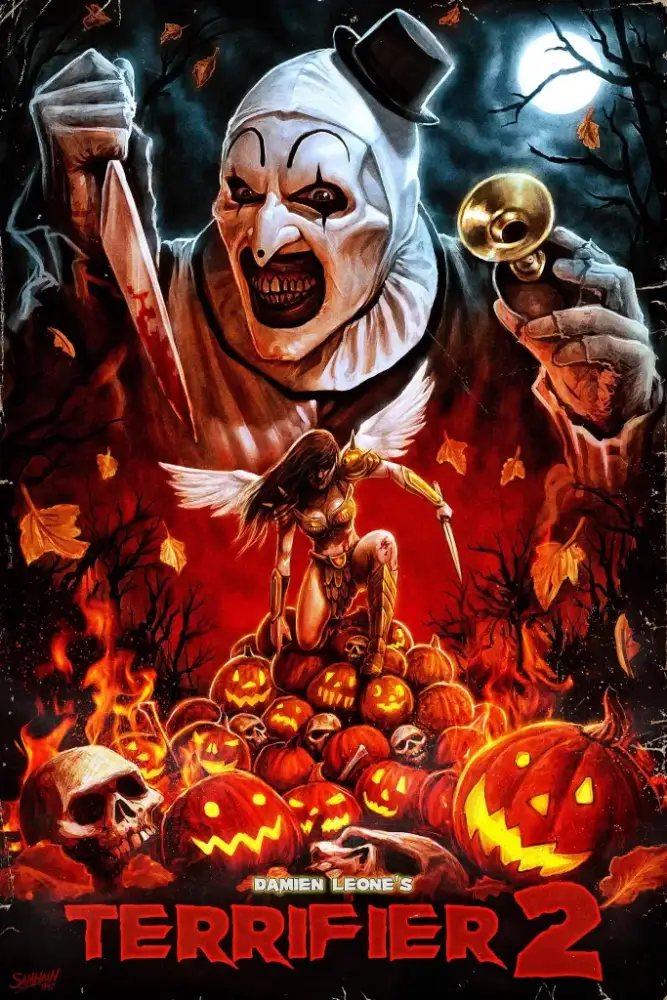 Happy Halloween!  Palhaços assustadores, Arte do filme, Cartazes