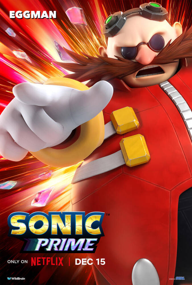 Sonic 2 destaca o ouriço azul, Knuckles e Tails em pôsteres individuais