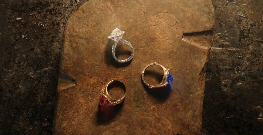 Três Anéis para os Reis Élficos // Anéis dos Lareiluz / Three