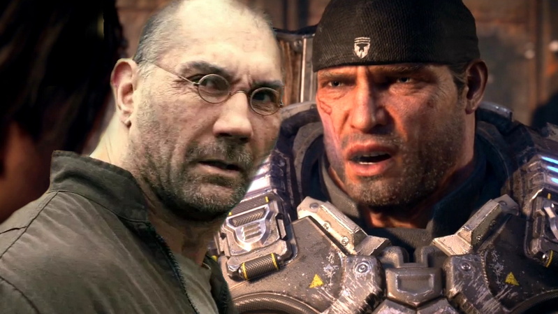 Dave Bautista quer ser Marcus Fenix no filme de Gears of War