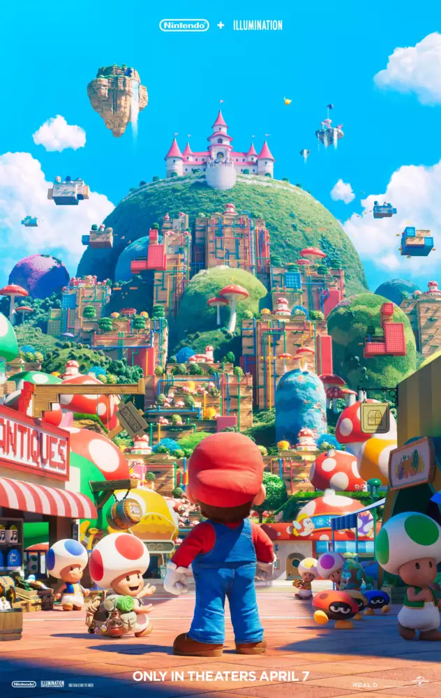 Super Mario Bros.”: Mario, Luigi, Princesa Peach e mais estampam novo  cartaz do filme